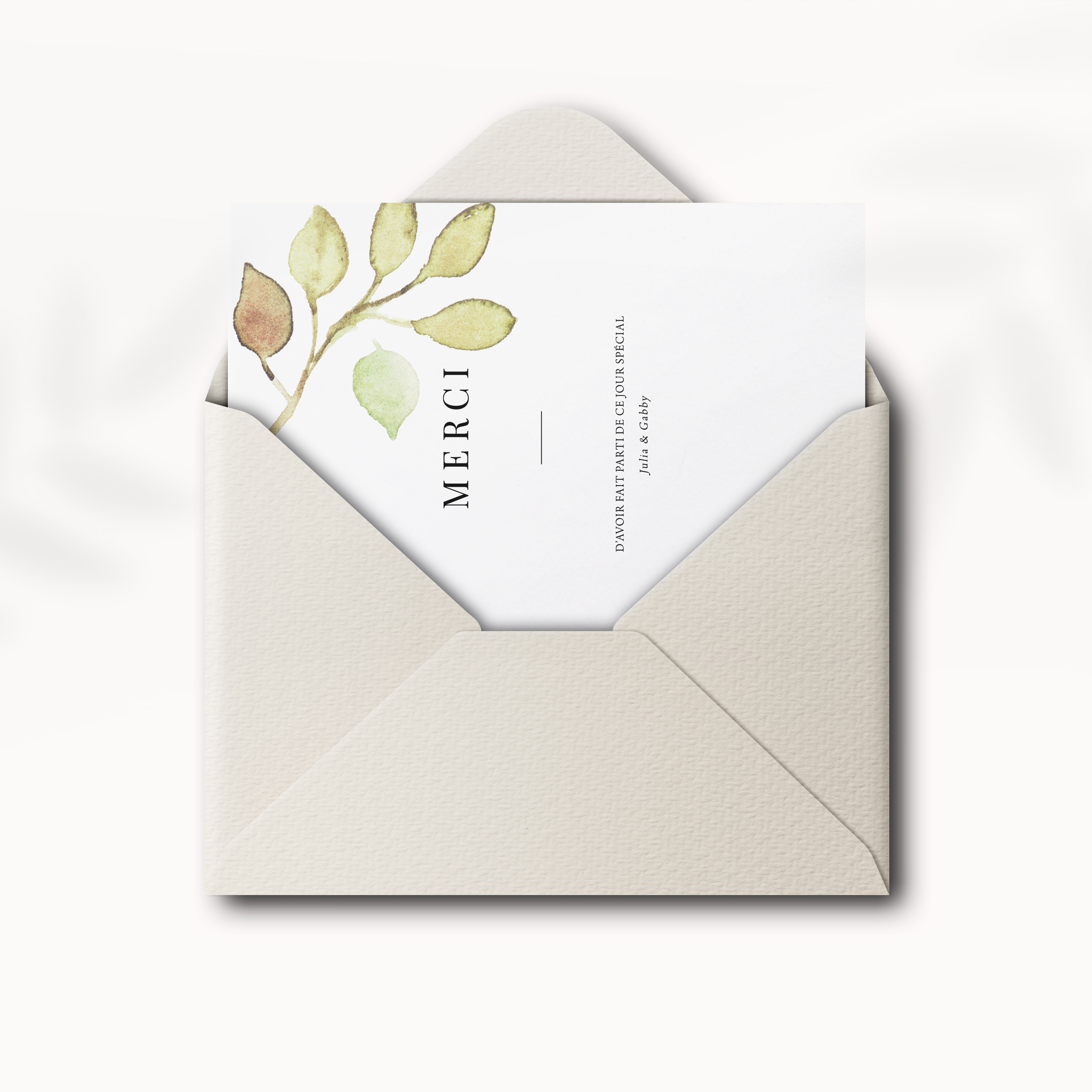 Aqua Leaf Merci - יצירה זו מציעה גיאומטריה עדינה הנתמכת בצבע דומיננטי מרגיע. העימוד מעדיף מרחב ואור ומעניק למילים מסגרת מעודנת. בעבודת המאיירים שלנו היא מבטאת אסתטיקה מודרנית שבה פשטות נפגשת עם רגישות. אתם מוסרים את הטקסט ואנו משלבים אותו בדיוק מאזנים את הפלטה ומוסיפים לוגו עדין אם נדרש. בדיגיטל בלבד ההזמנה מגיעה מיד לנמענים. כל פרט משקף דרישה לדיוק ולזרימה. התכתבות פרימיום אלגנטית ועכשווית המיועדת ללוות את ההכרזות בהבחנה.