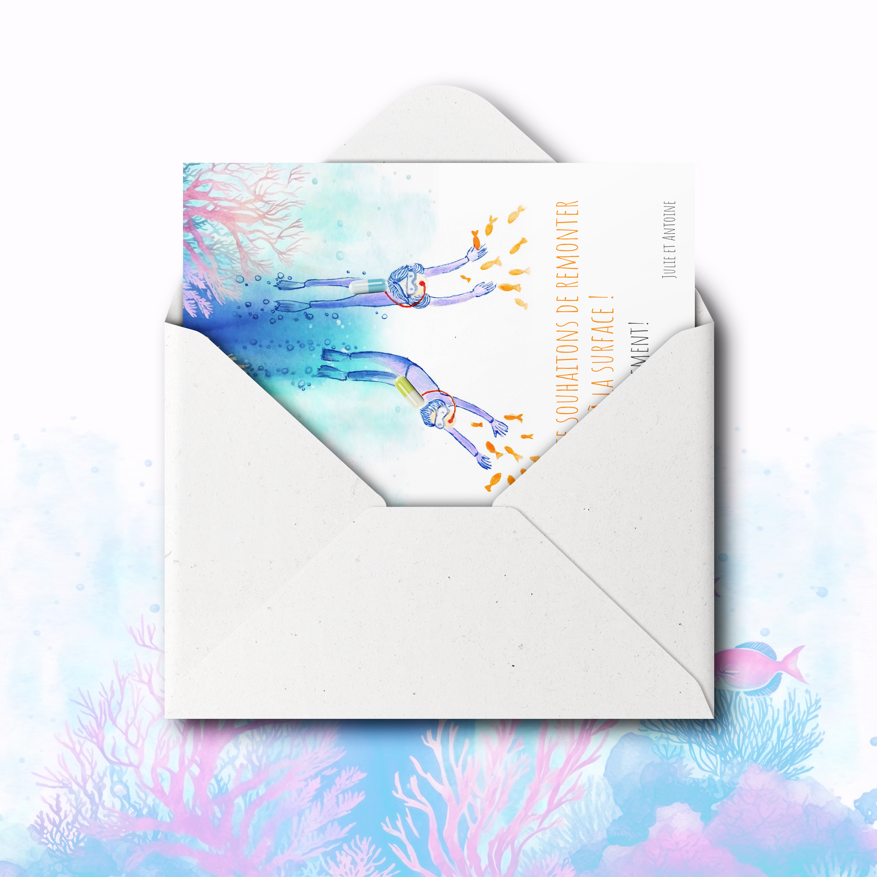 Pills Underwater - השרטוט מעדיף פשטות אלגנטית צבע דומיננטי רך שוליים פשוטים וטיפוגרפיה ברורה. המאיירים שלנו עיצבו הזמנת פרימיום המדגישה פשטות ואיזון. אנו מבצעים התאמה שילוב טקסט כיוון צבעים ולוגו עדין. בדיגיטל בלבד היא מגיעה ללא עיכוב. כל בחירה יישורים ניגודים ופרופורציות תוכננה לקריאה חלקה. התכתבות עכשווית פשוטה ומעודנת.