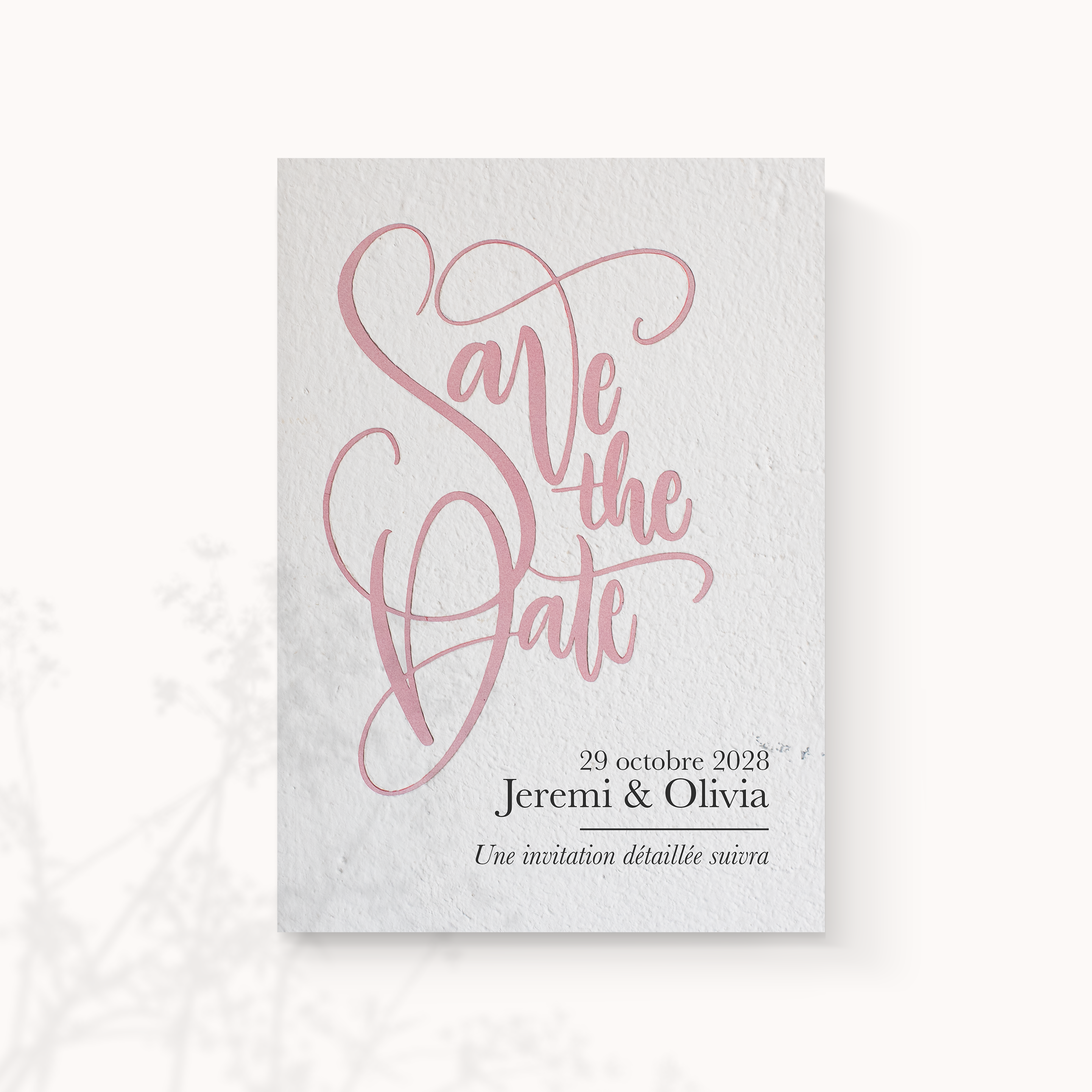 Save The Date On The Wall