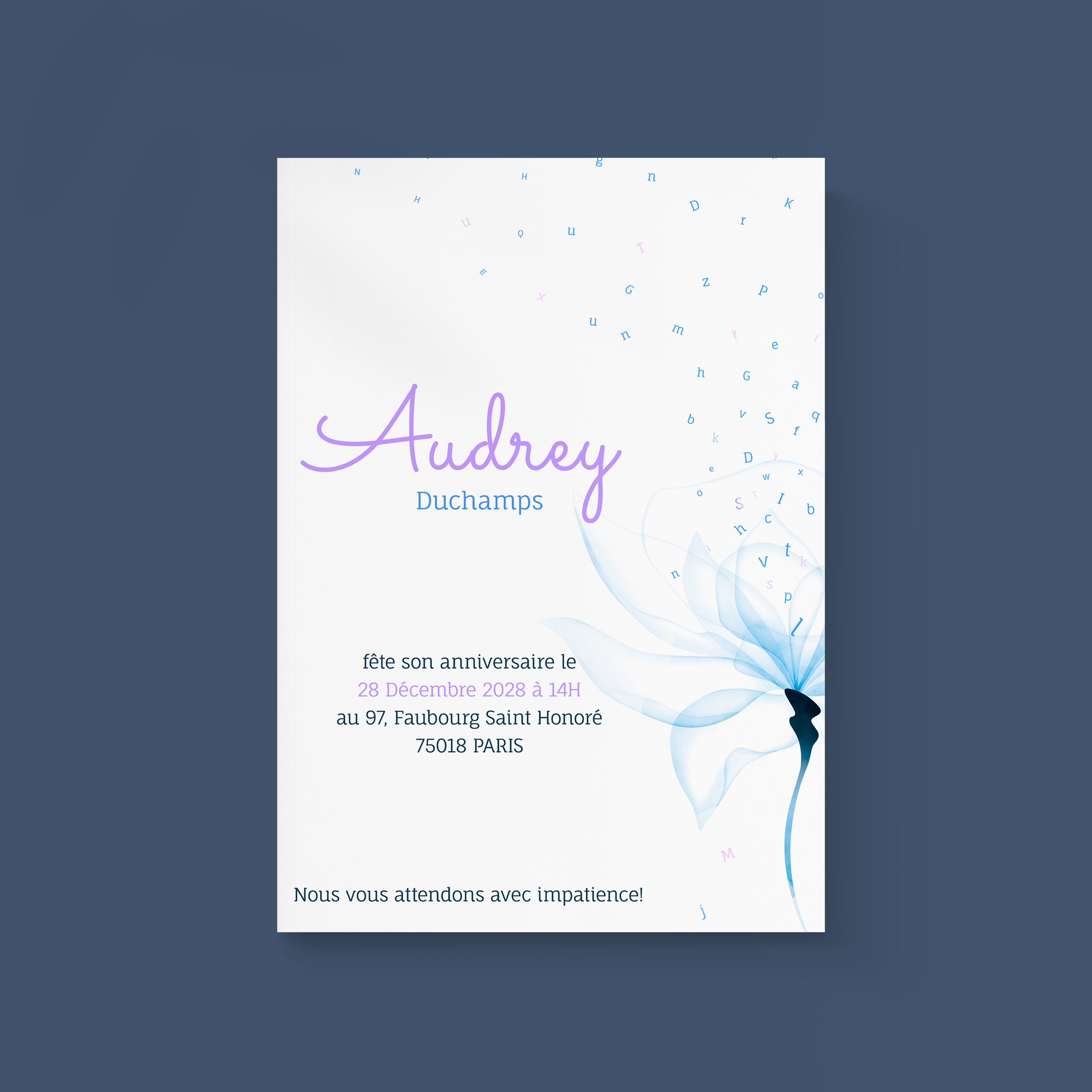 Lettres De Fleur