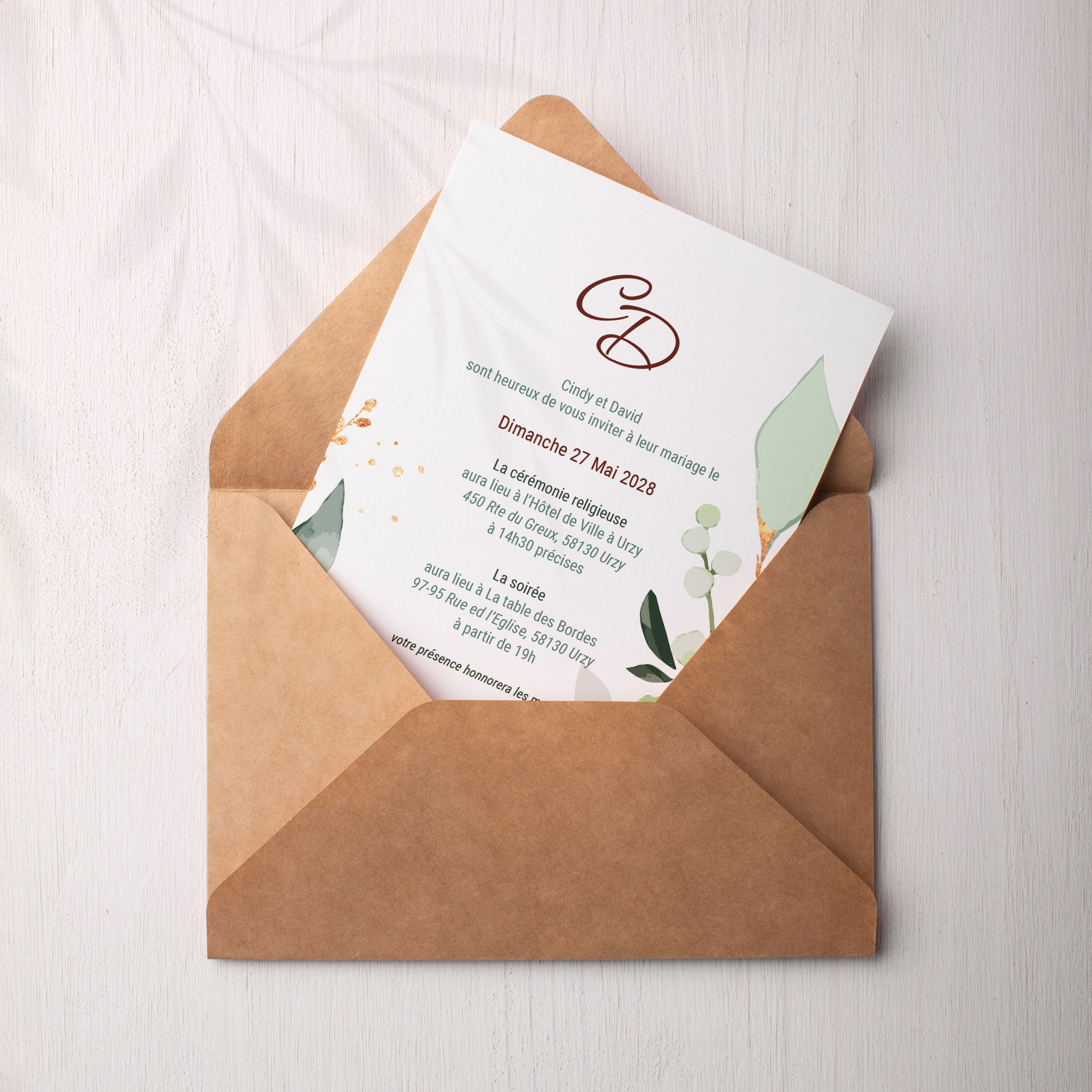Sage Green Wedding - השרטוט בוחר כתיבה חזותית צלולה גוון דומיננטי ברור שוליים מאווררים וטיפוגרפיה חדה. בעבודת המאיירים שלנו ההזמנה מצהירה על נוכחות פרימיום ללא הדגשת יתר. אנו מבצעים התאמה מלאה אתם מוסרים טקסט אנו משלבים בדיוק מכוונים צבעים ומוסיפים לוגו עדין. בדיגיטל בלבד היא מגיעה מיד לנמענים. כל פרט פרופורציות קצב וקנה מידה נשקל כדי להציע קריאה חלקה. התכתבות עכשווית מאופקת ומעודנת.