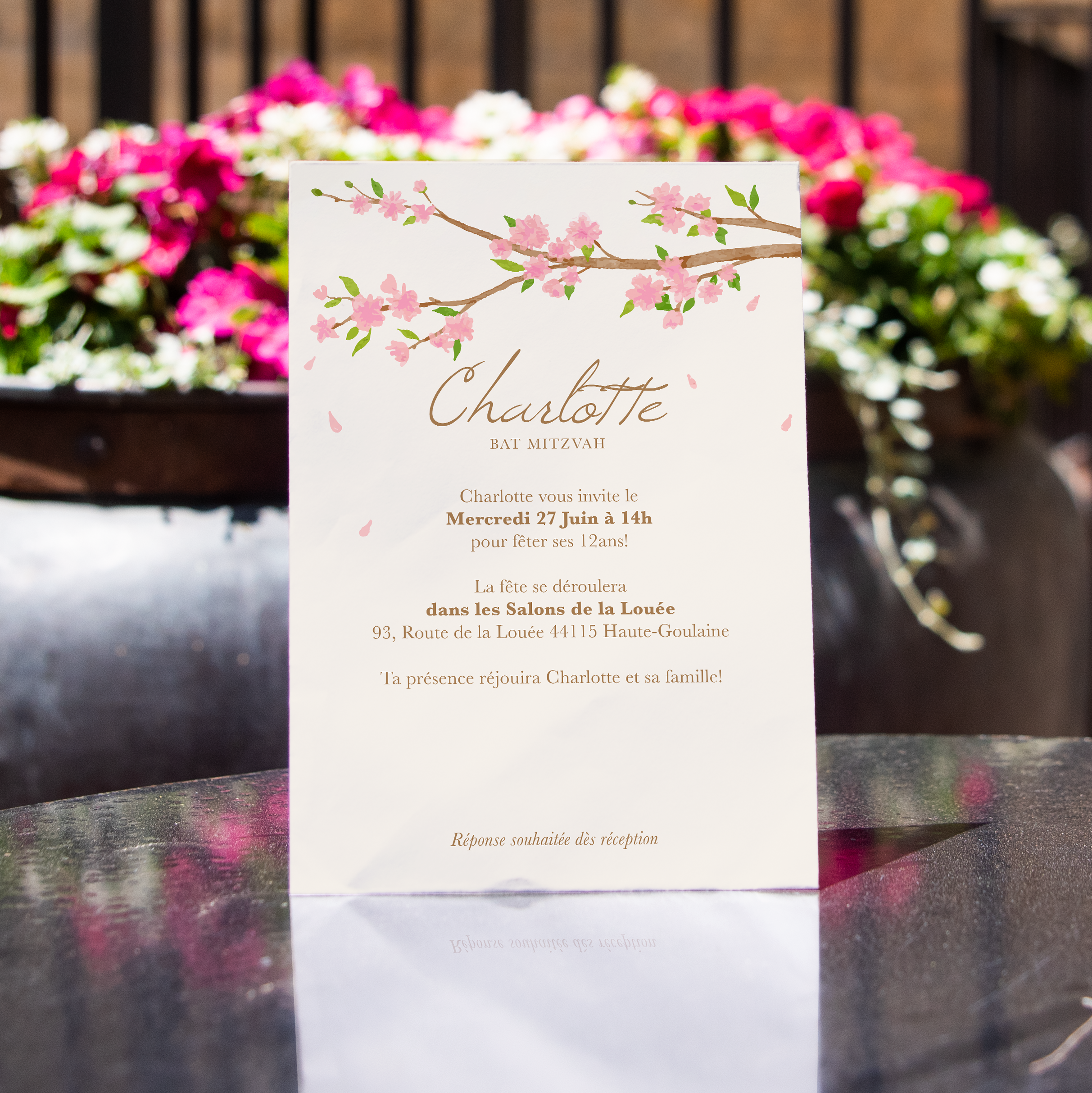 Flowery Bat Mitzvah