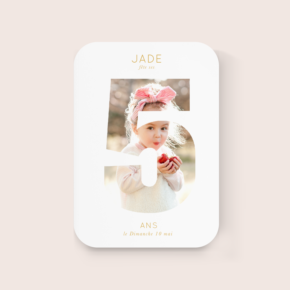 Number Card 5