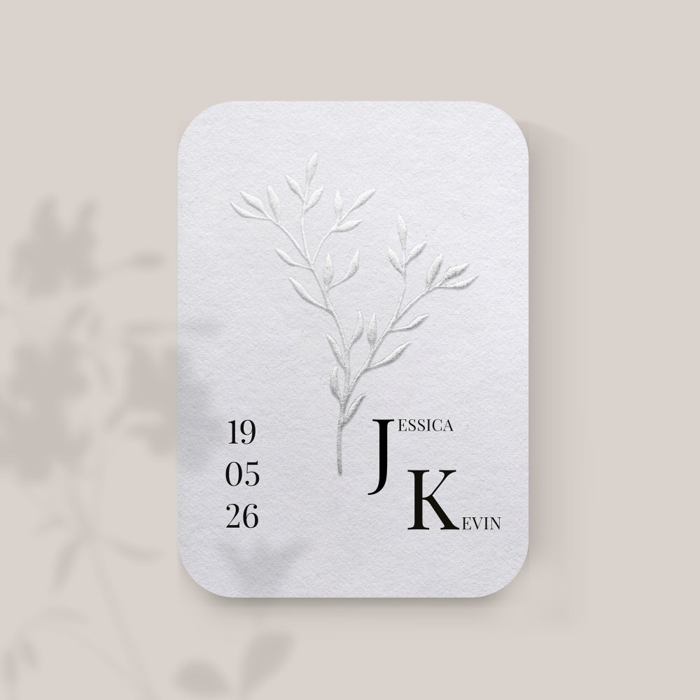 Silver Embossed