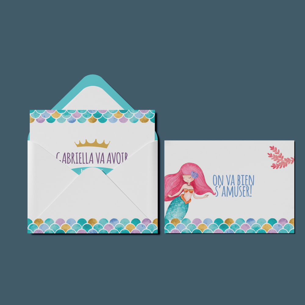 Bubbly Mermaid - נועדה כהתכתבות ברורה ורגישה יצירה זו מדגישה את הצבע הדומיננטי באמצעות מרקם עדין. הניגודים נשלטים הנפחים מאוזנים כך שהמילים נשארות במרכז. המאיירים שלנו יצרו אסתטיקה על זמנית ומרוסנת המתאימה להכרזות חשובות. אנו מטפלים בהתאמה אישית טקסט משולב גוונים מאוזנים לוגו אם נדרש. נשלחת רק בפורמט דיגיטלי ההזמנה מגיעה מיד לנמענים ומעניקה למסרים שלכם טון מודרני ואלגנטי. הזמנה המשלבת עדינות עם יעילות.