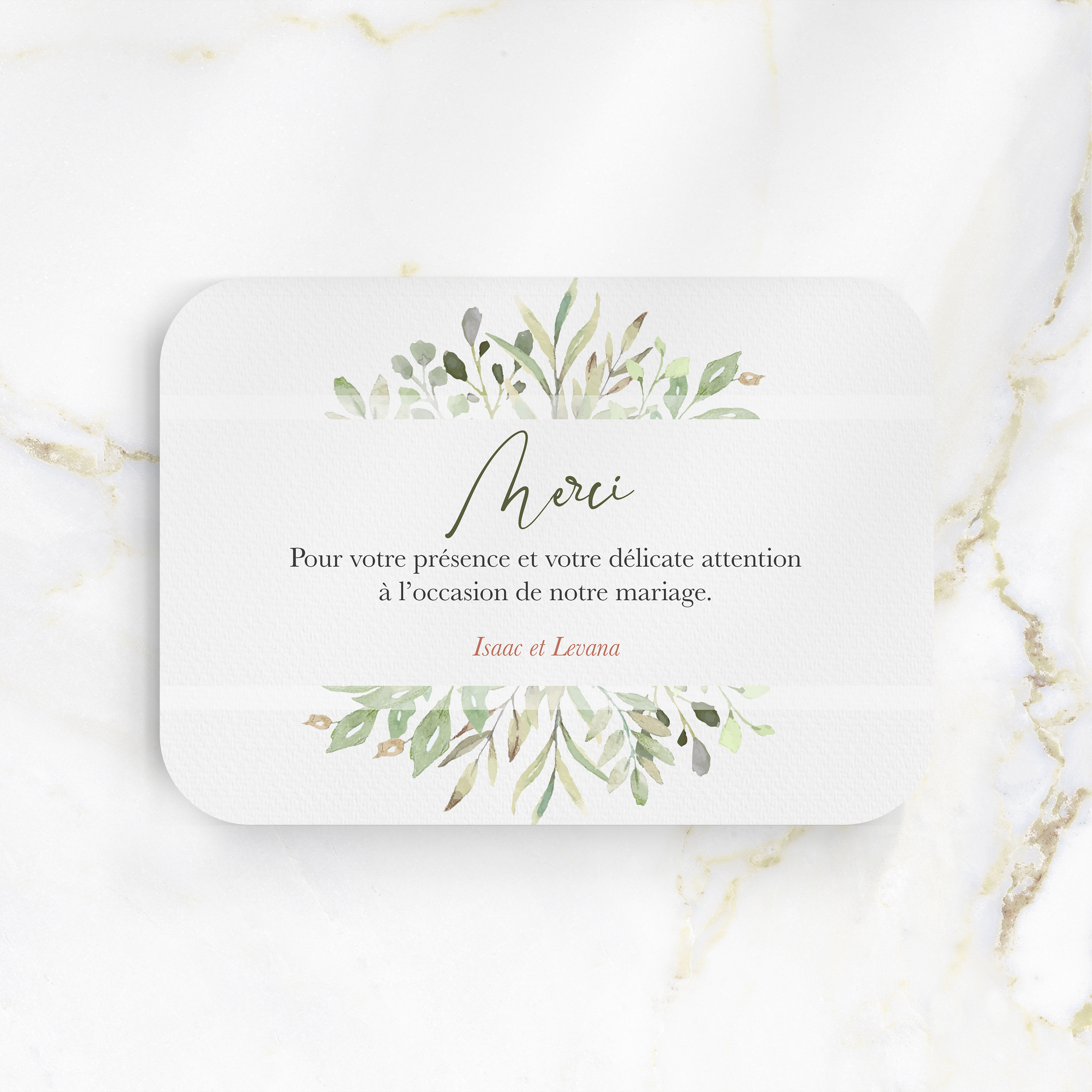 Floral Frame Thanks
