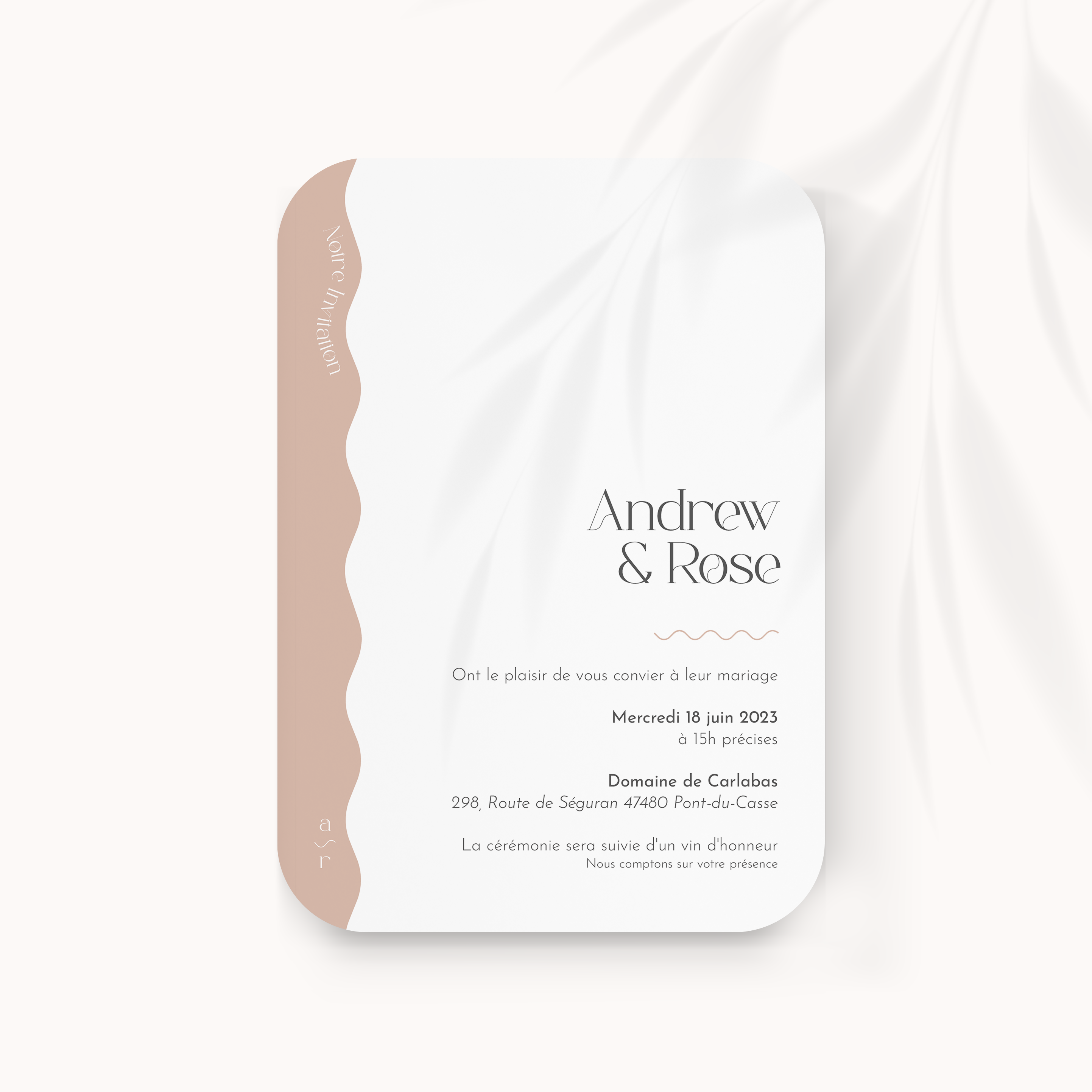 Wavy Invitation